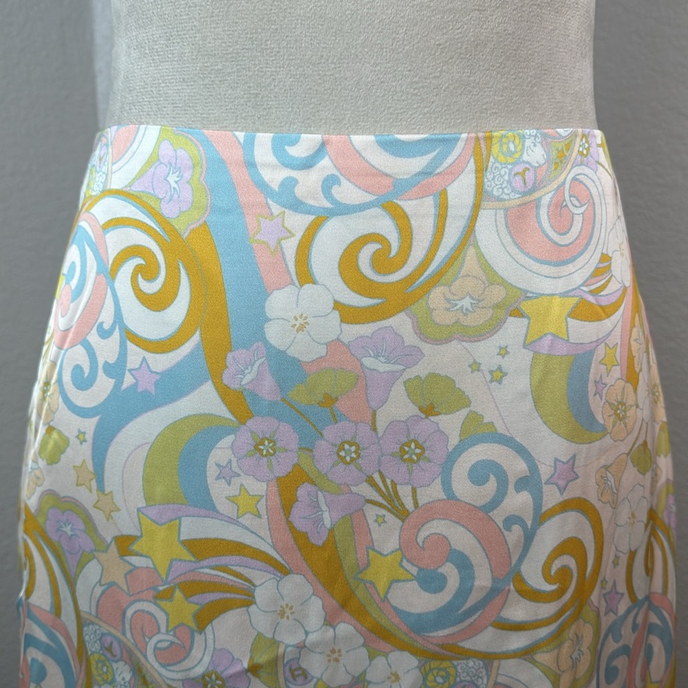 Revolve X FOR LOVE & LEMONS AIKO MINI SKIRT HIGH WAIST Size Small NWT - Picture 8 of 14